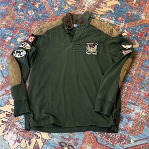 Polo Motorcycle shirt Ralph Lauren. Large. Excellent condition. Rare